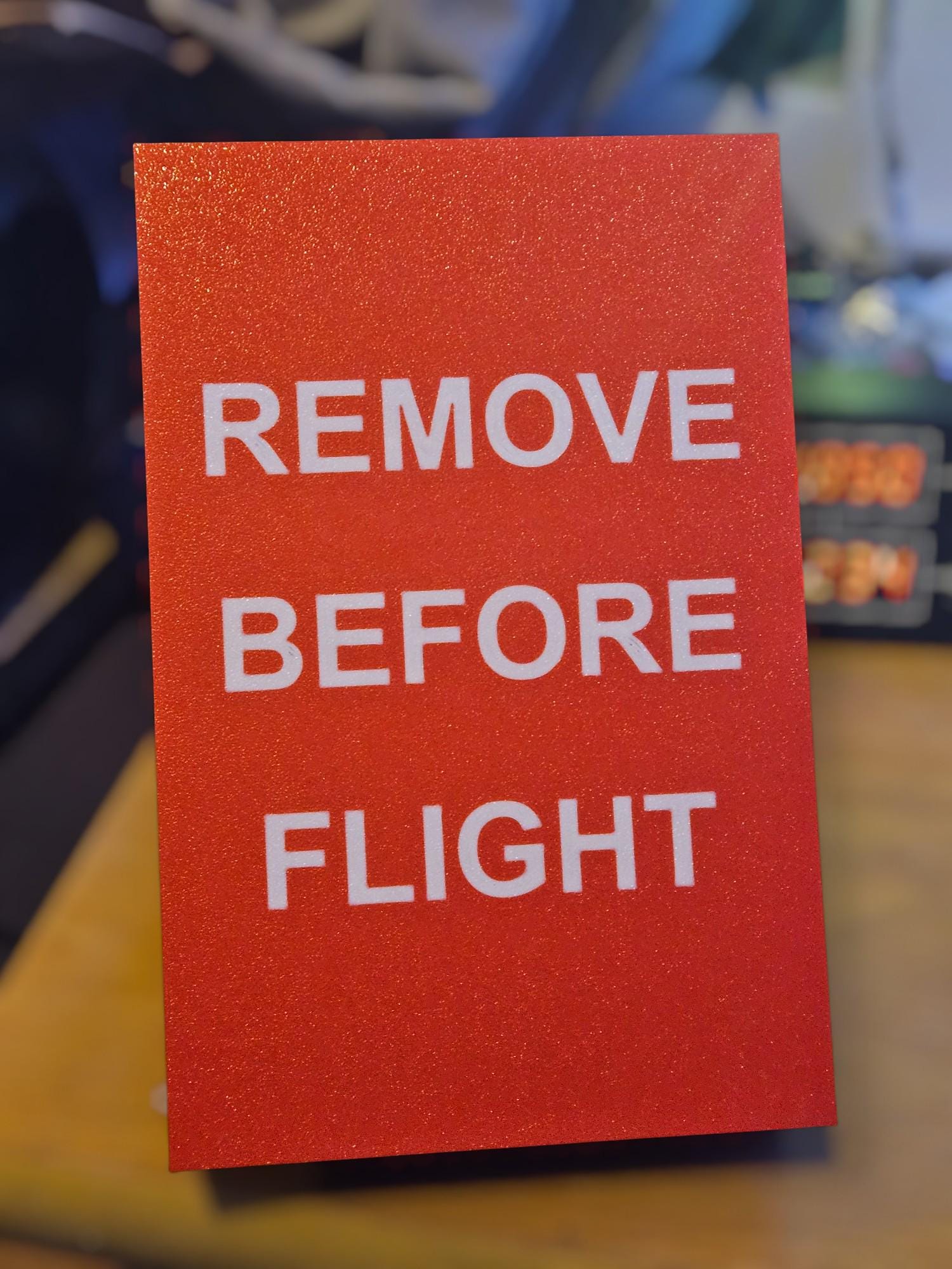 Winwing FMC/MCDU "Remove Before Flight" Protecive Cover